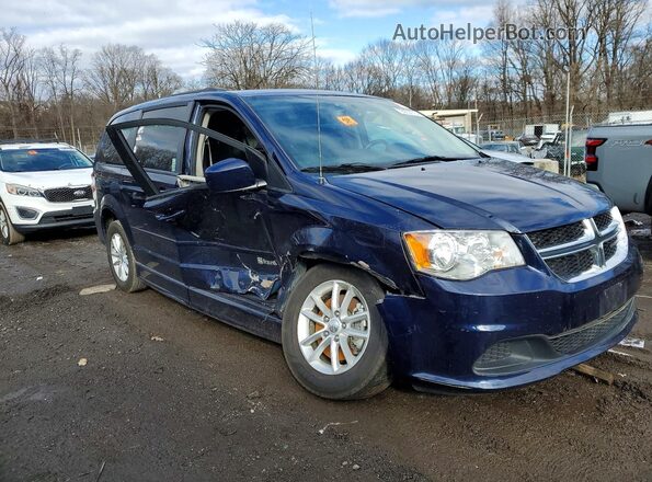 2C4RDGCG5GR256650 2016 DODGE GRAND Blue Front right