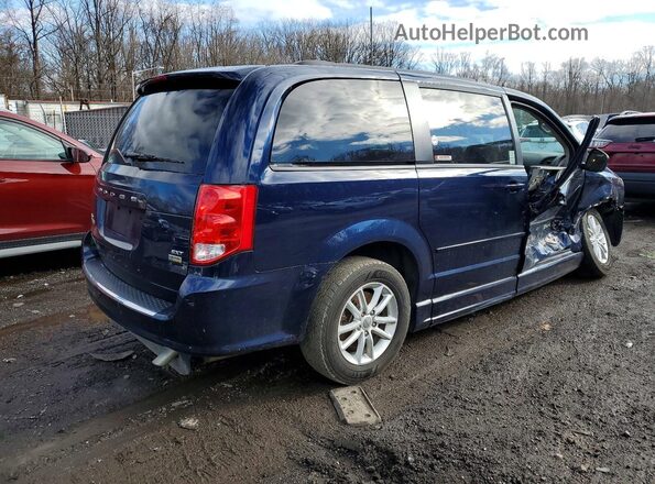 2C4RDGCG5GR256650 2016 DODGE GRAND Blue Rear right