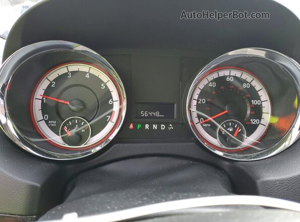 2C4RDGCG5GR256650 2016 DODGE GRAND Blue Instrument cluster view