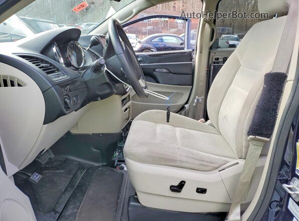 2C4RDGCG5GR256650 2016 DODGE GRAND Blue Front interior view