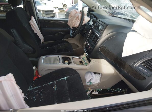 2C4RDGCG7GR352618 2016 DODGE GRAND CARAVAN White Вид салону спереду
