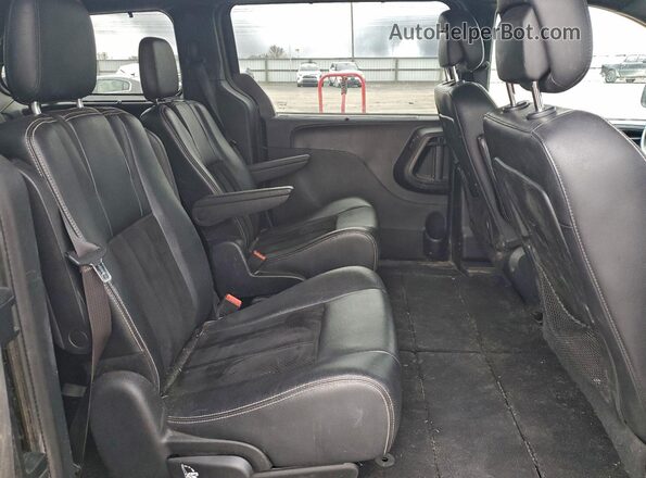 2C4RDGCG7HR581558 2017 DODGE CARAVAN Black ძრავის განყოფილების ხედი