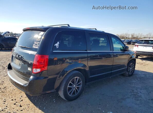 2C4RDGCG7HR700063 2017 DODGE CARAVAN Black Trasero derecho