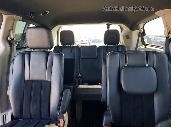 2C4RDGCG7HR700063 2017 DODGE CARAVAN Black Vista de los asientos traseros