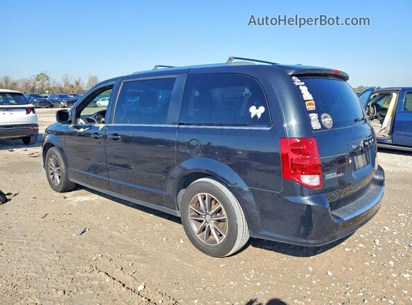 2C4RDGCG7HR700063 2017 DODGE CARAVAN Black Trasero izquierdo