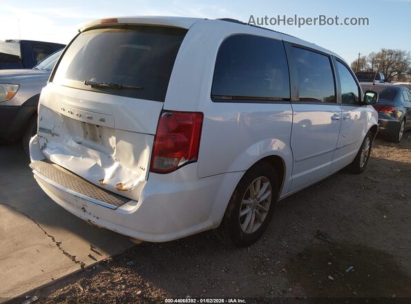 2C4RDGCG8GR132419 2016 DODGE GRAND CARAVAN White Trasero derecho
