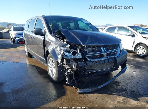 2C4RDGCG8JR134162 2018 DODGE GRAND CARAVAN Black Front view