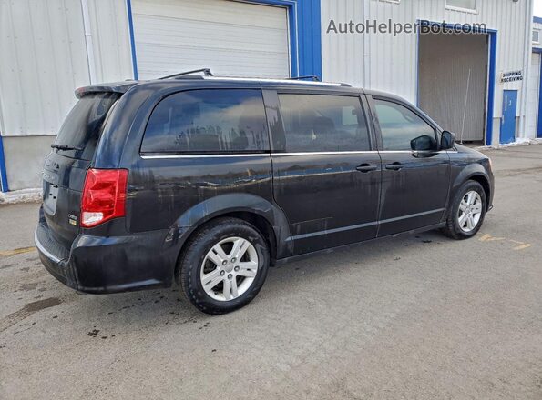 2C4RDGDG4JR242714 2018 DODGE GRAND Black Tył prawy