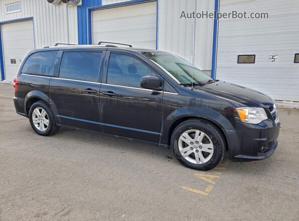 2C4RDGDG4JR242714 2018 DODGE GRAND Black Przód prawy