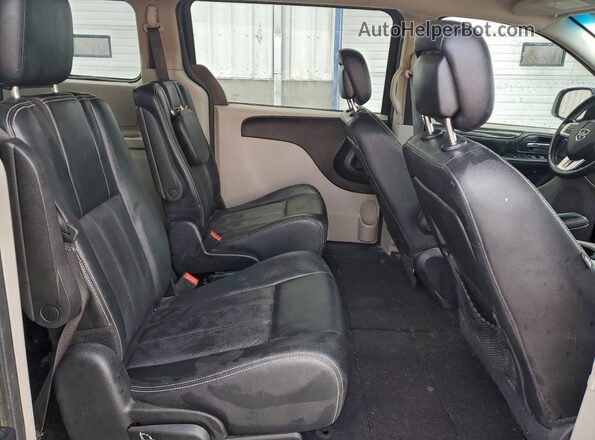 2C4RDGDG4JR242714 2018 DODGE GRAND Black Widok wnętrza z tyłu