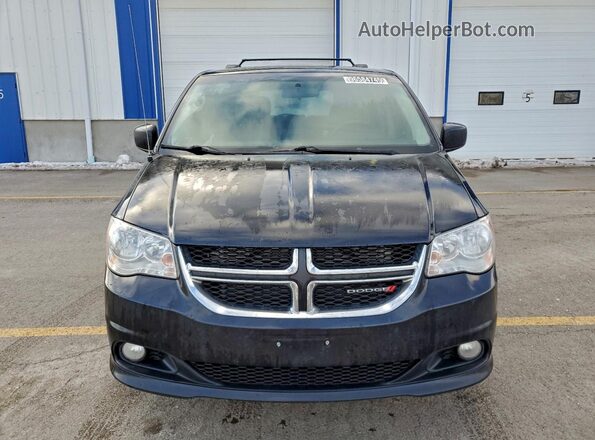 2C4RDGDG4JR242714 2018 DODGE GRAND Black Widok z przodu
