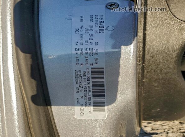 2C4RDGEG2LR160367 2020 DODGE GRAND Silver VIN კოდის სტიკერის ხედი
