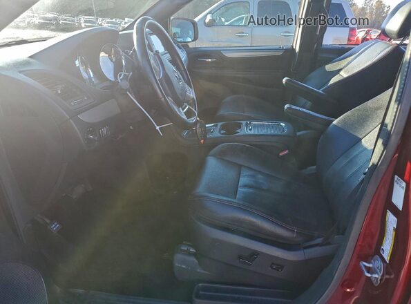 2C4RDGEG2LR188086 2020 DODGE CARAVAN Red წინა სალონის ხედი