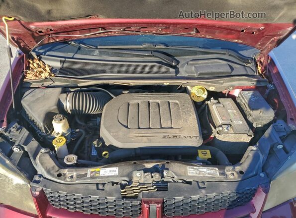 2C4RDGEG2LR188086 2020 DODGE CARAVAN Red ძრავის განყოფილების ხედი