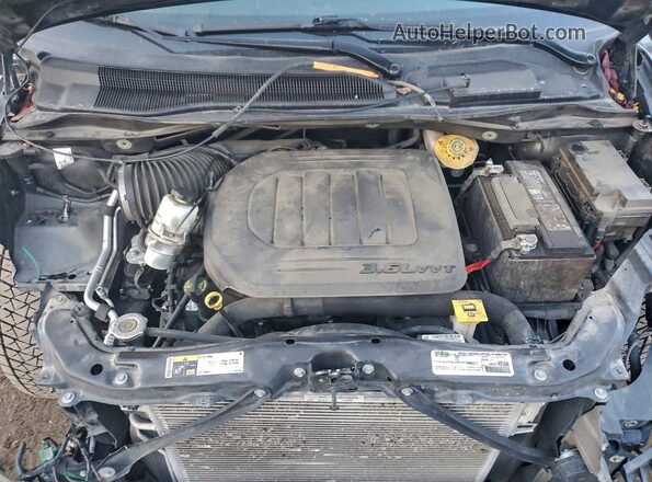 2C4RDGEG4LR207995 2020 DODGE GRAND Black ძრავის განყოფილების ხედი