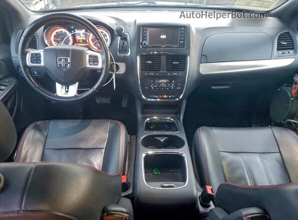 2C4RDGEG4LR207995 2020 DODGE GRAND Black წინა პანელის ხედი