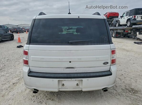2FMGK5B80GBA21007 2016 FORD FLEX White უკანა ხედი