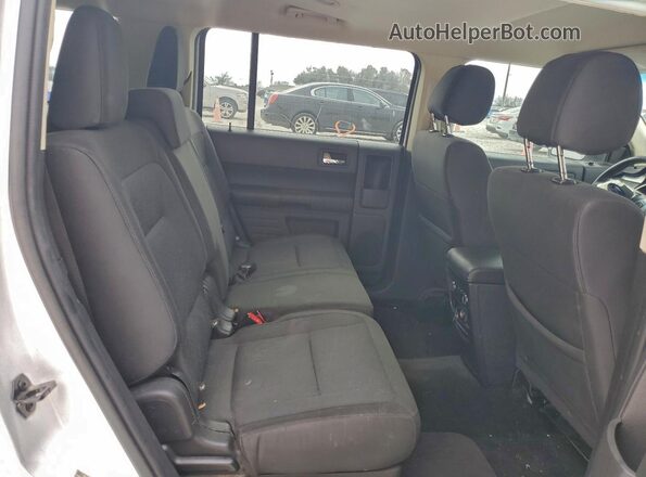 2FMGK5B80GBA21007 2016 FORD FLEX White უკანა სალონის ხედი