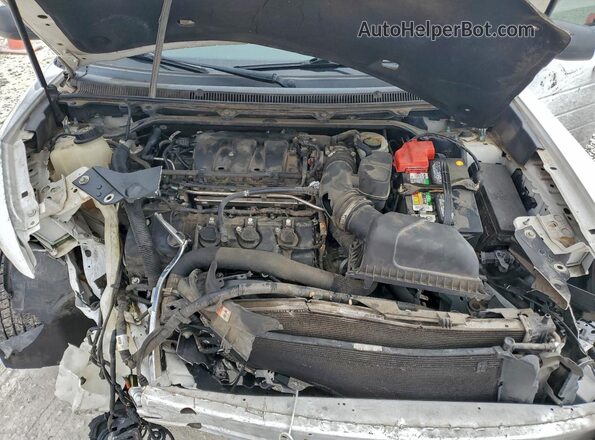 2FMGK5B80GBA21007 2016 FORD FLEX White ძრავის განყოფილების ხედი