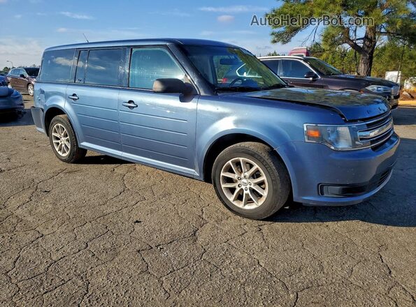 2FMGK5B85JBA00001 2018 FORD FLEX Blue 
