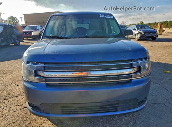 2FMGK5B85JBA00001 2018 FORD FLEX Blue 