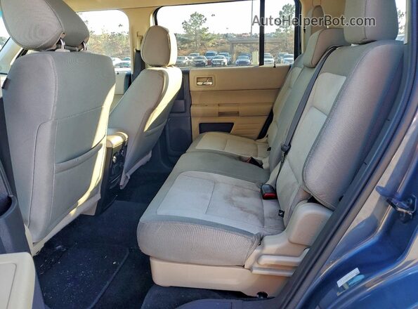 2FMGK5B85JBA00001 2018 FORD FLEX Blue 