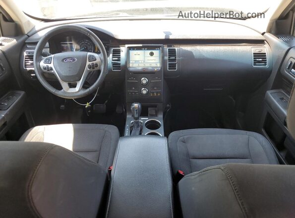2FMGK5C84KBA00409 2019 FORD FLEX Black Вид панелі приладів