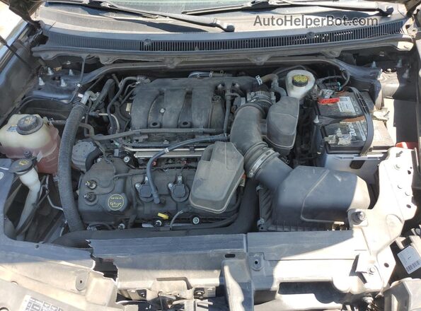 2FMGK5C84KBA00409 2019 FORD FLEX Black Вид підкапотного простору