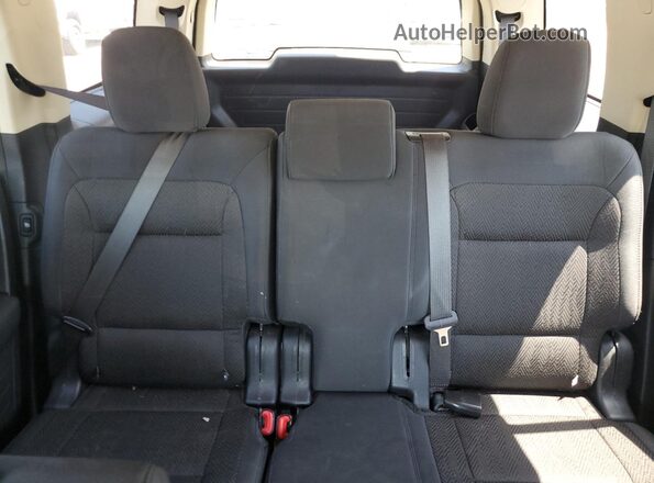 2FMGK5C84KBA00409 2019 FORD FLEX Black Вид задніх сидінь