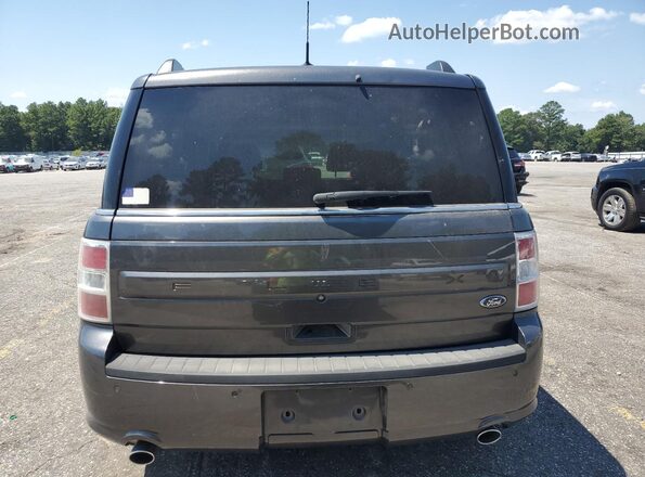 2FMGK5C84KBA00409 2019 FORD FLEX Black Вид ззаду