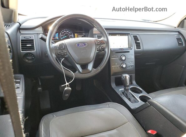 2FMGK5C86GBA24556 2016 FORD FLEX Белый Вид панели приборов