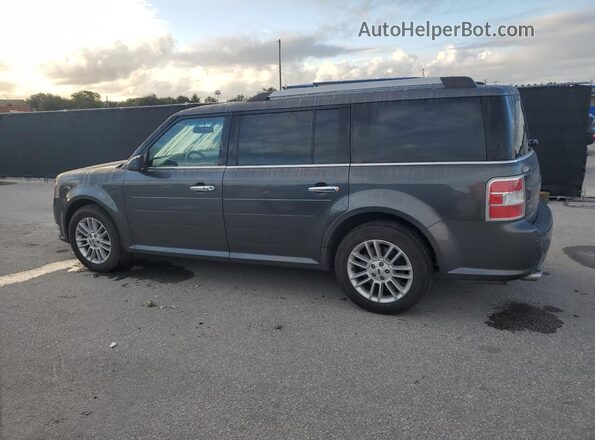 2FMGK5C86JBA09014 2018 FORD FLEX Серый Задняя левая четверть