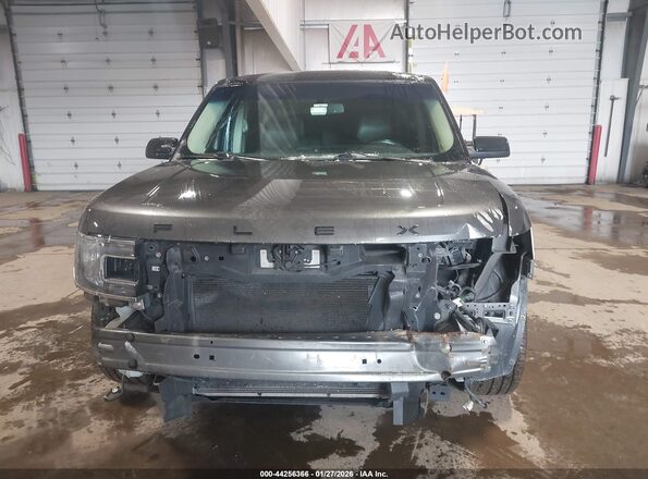 2FMGK5C8XHBA10399 2017 FORD FLEX Gray Vista del cuadro de instrumentos