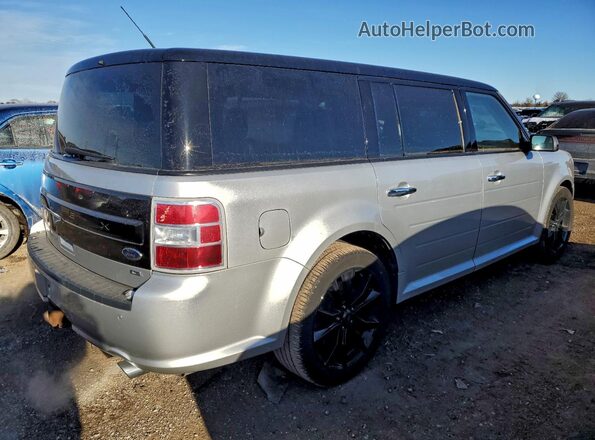 2FMHK6C80GBA23297 2016 FORD FLEX Silver Задня права чверть