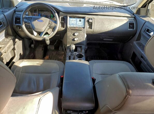 2FMHK6C80GBA23297 2016 FORD FLEX Silver Вид панелі приладів