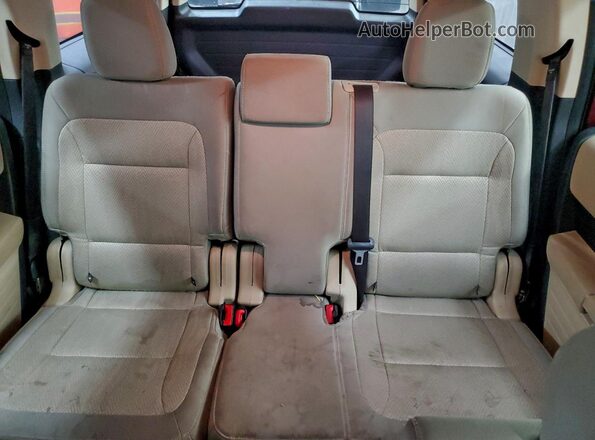 2FMHK6C81GBA04788 2016 FORD FLEX Red Vista de los asientos traseros