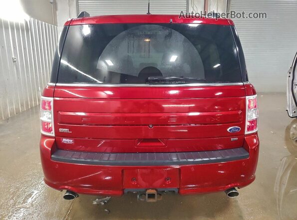 2FMHK6C81GBA04788 2016 FORD FLEX Red Vista trasera