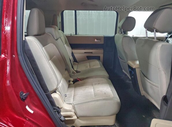 2FMHK6C81GBA04788 2016 FORD FLEX Red Vista interior trasera