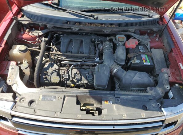 2FMHK6D80GBA03405 2016 FORD FLEX Red Widok komory silnika