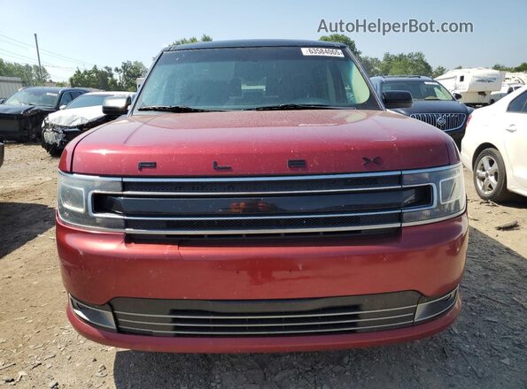 2FMHK6D80GBA03405 2016 FORD FLEX Red Widok z przodu