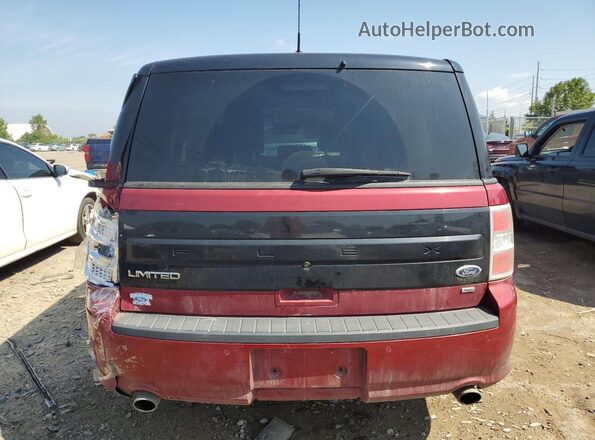 2FMHK6D80GBA03405 2016 FORD FLEX Red Widok z tyłu