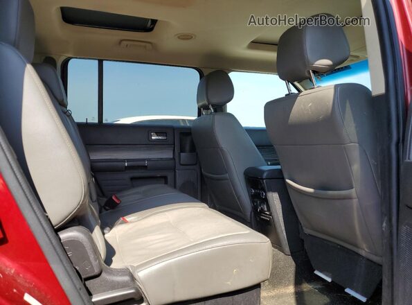 2FMHK6D80GBA03405 2016 FORD FLEX Red Widok wnętrza z tyłu
