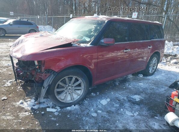 2FMHK6D86KBA20606 2019 FORD FLEX Red Передня ліва чверть