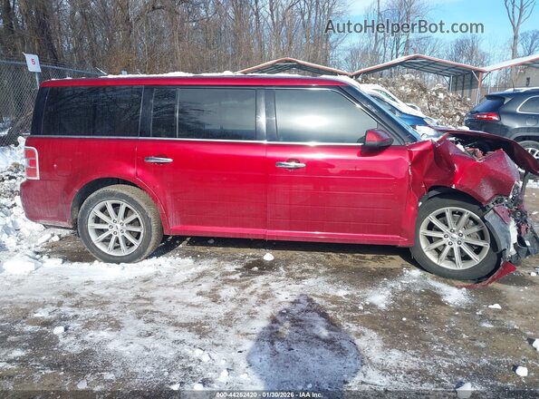 2FMHK6D86KBA20606 2019 FORD FLEX Red Вид задньої частини салону