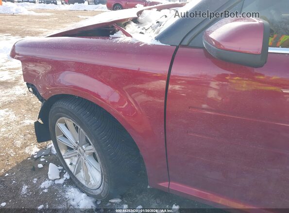 2FMHK6D86KBA20606 2019 FORD FLEX Red Вид спереду