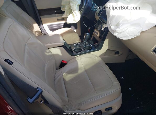 2FMHK6D86KBA20606 2019 FORD FLEX Red Вид салону спереду