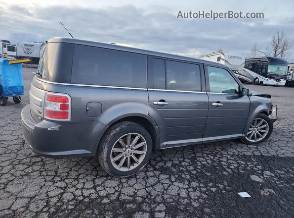 2FMHK6D8XJBA13320 2018 FORD FLEX Gray 