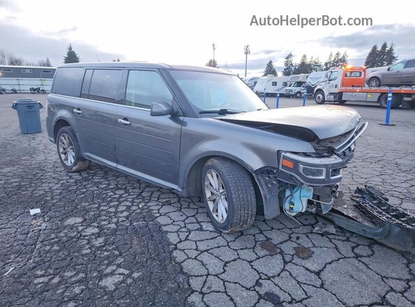 2FMHK6D8XJBA13320 2018 FORD FLEX Gray 