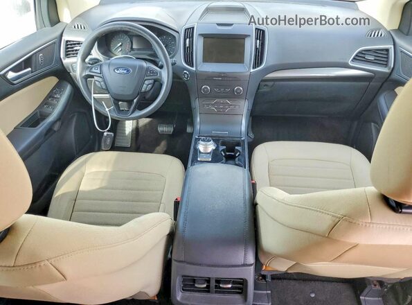 2FMPK3G98LBB42724 2020 FORD EDGE White Dashboard view
