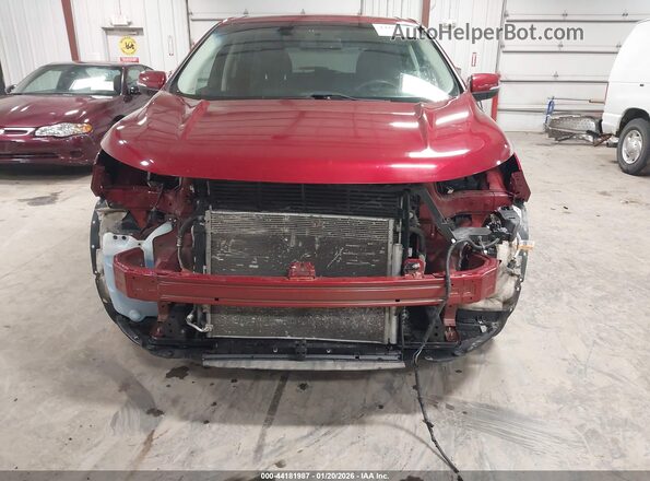 2FMPK3J88GBC31117 2016 FORD EDGE Red უკანა სალონის ხედი